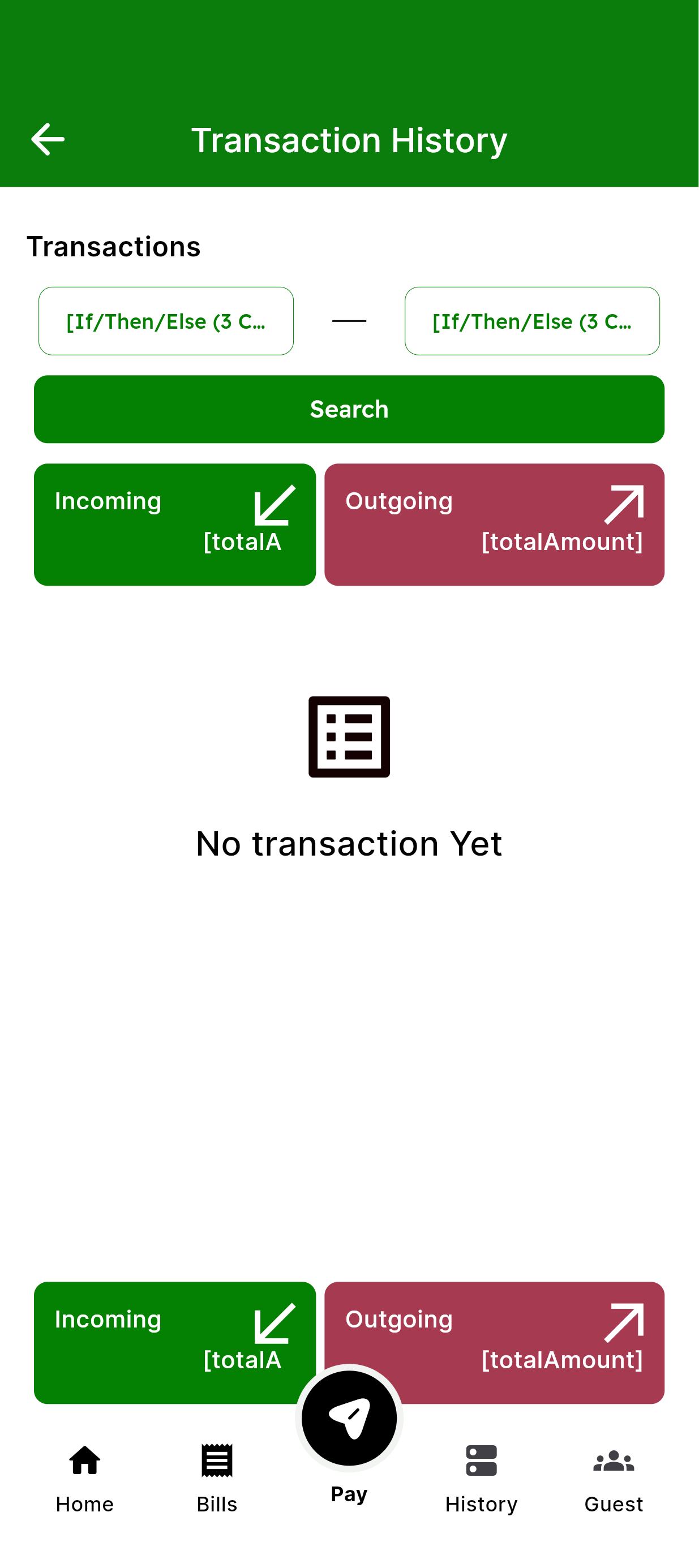 StreetPay Transaction History